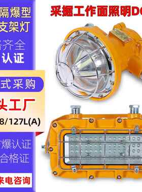 矿灯煤矿专用DGC18/127L矿用隔爆型LED支架灯煤矿井下防爆巷道灯