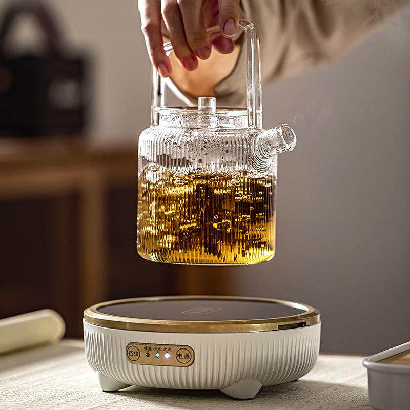 蒸煮玻璃提梁壶烧水壶煮茶器电陶炉煮茶壶套装小号全自动小型围炉