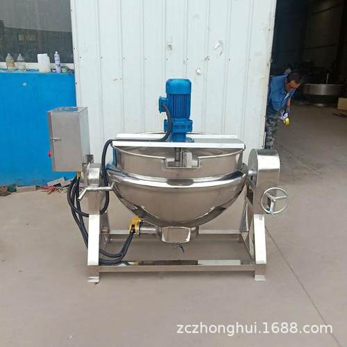 全自动火锅底料炒料机果酱枇杷膏熬制搅拌机电加热辣椒酱炒锅