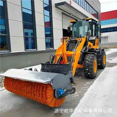 厂家供应 装载机雪扫49机速公路路面清雪机能多功铲车高除雪车