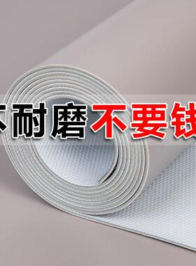纯灰色PVC塑胶地板革加厚耐磨防水泥地直接铺防滑工厂车间地胶垫