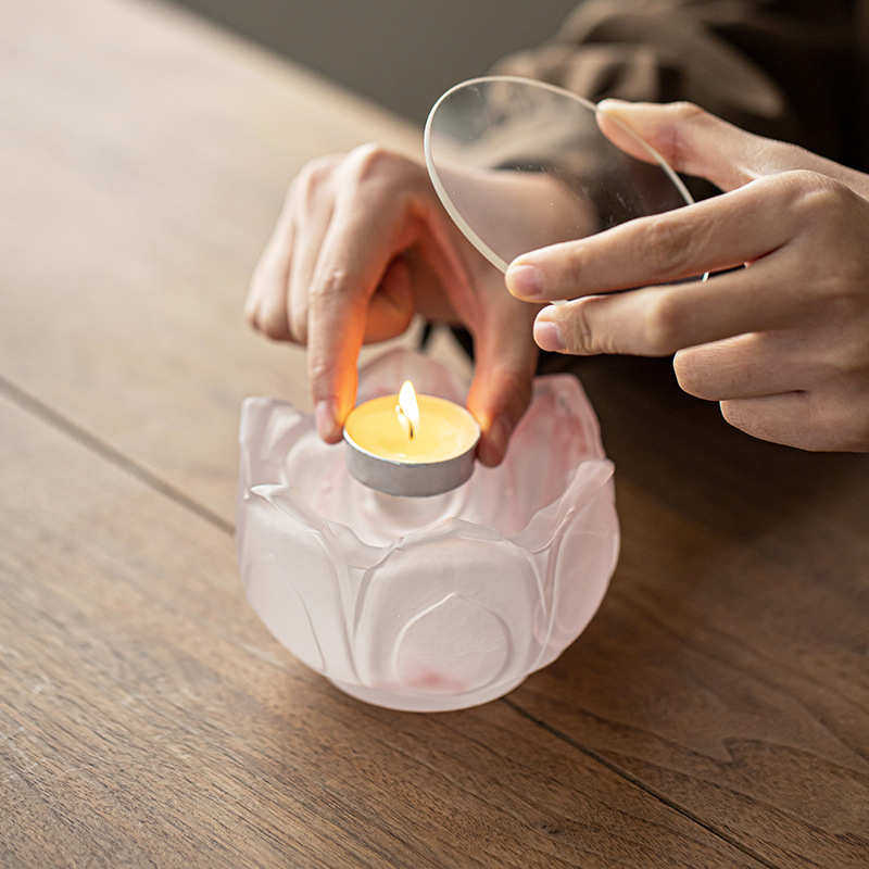 批发水晶玻璃温茶器多热可选家用功夫茶具创意莲花造型温茶炉温茶,餐饮具,茶具礼盒,淘宝优惠券,粉丝福利购,淘宝优惠卷