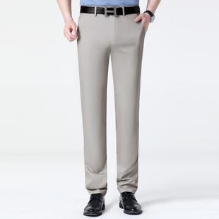 松年小直筒商务西裤 宽高中端春秋新款 长裤 高OTW档休闲裤 男士
