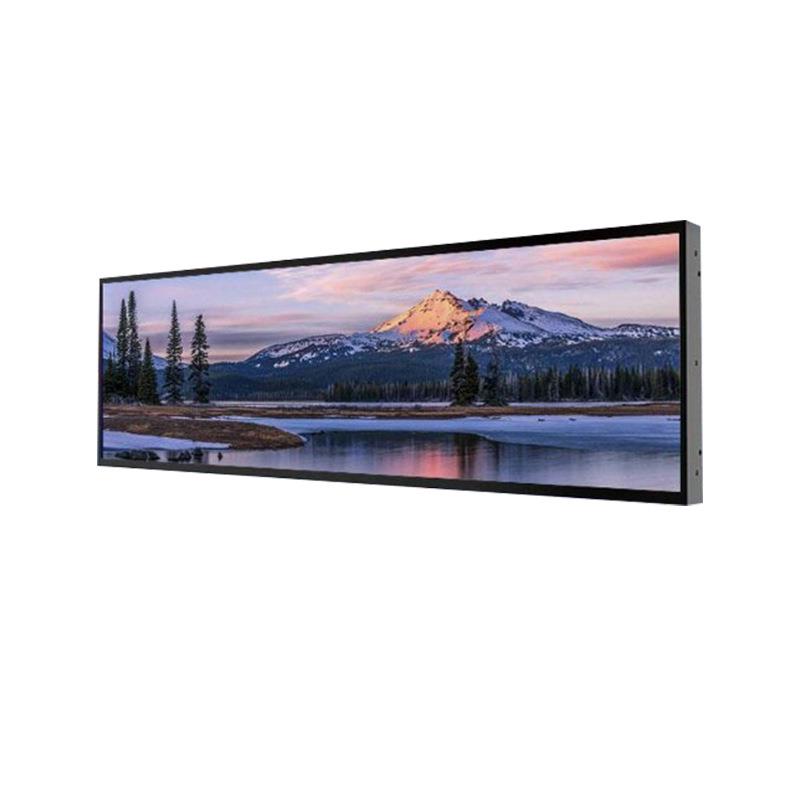 面28643/43.9/49寸单条形屏广告广机壁挂一液晶告机体机智能广告