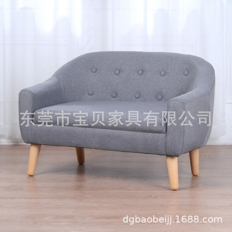 儿童双人家具装饰椅迷你小沙发凳PVC皮艺懒人宝宝阅读学习沙发