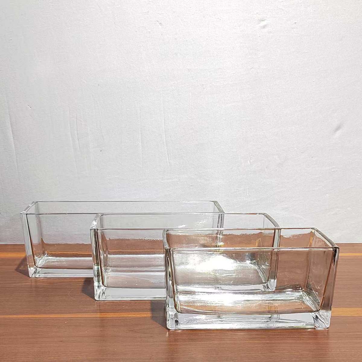 现代简约透明水培花器桌面透明长条方缸设计摆件,家居饰品,装饰摆件,淘宝优惠券,粉丝福利购,淘宝优惠卷