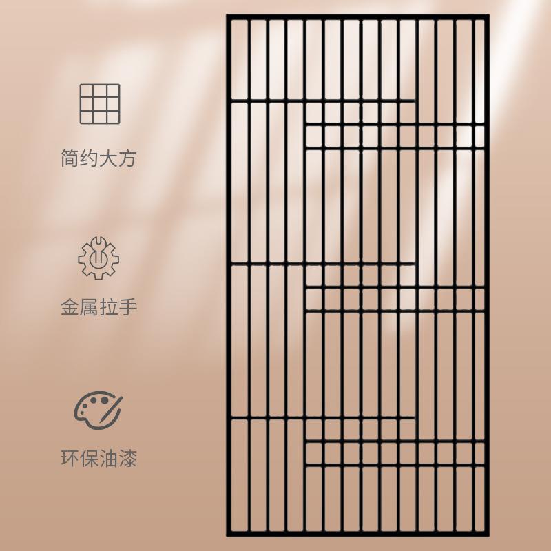 新款直销批铁艺屏风办公室隔断书桌挡板客厅餐桌镂空隔板入户玄关
