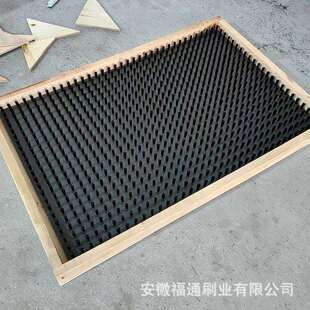 pvc平台板刷除尘毛刷板 数控冲床尼龙丝板刷工作台面毛刷生产厂家