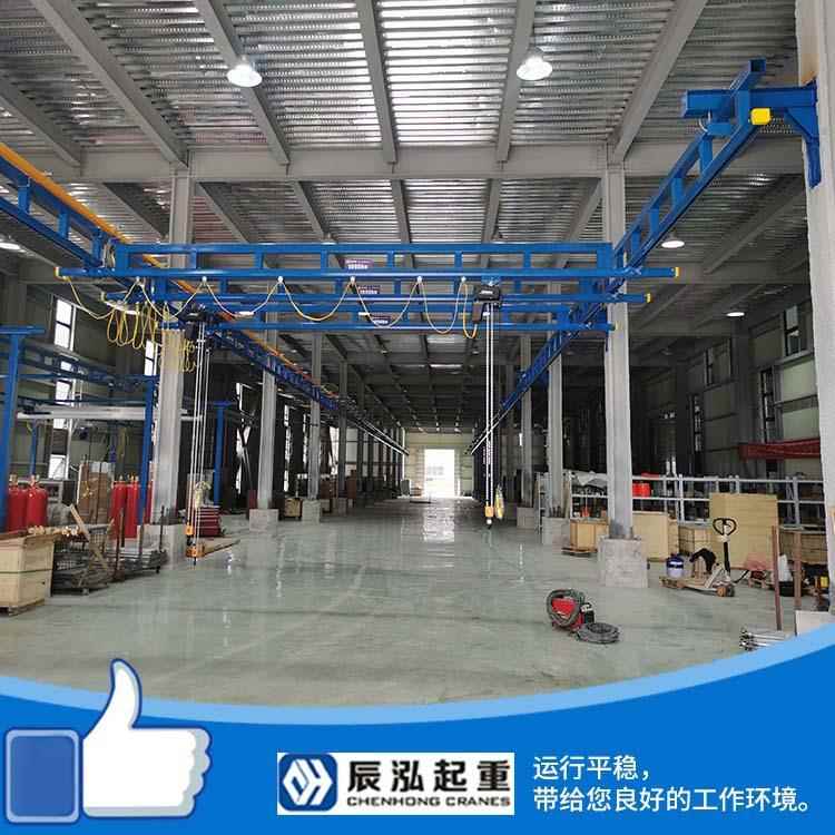 刚性轨道组合型刚性kbk起重机U型轨道滑轮自立式轻轨吊柔性工作站