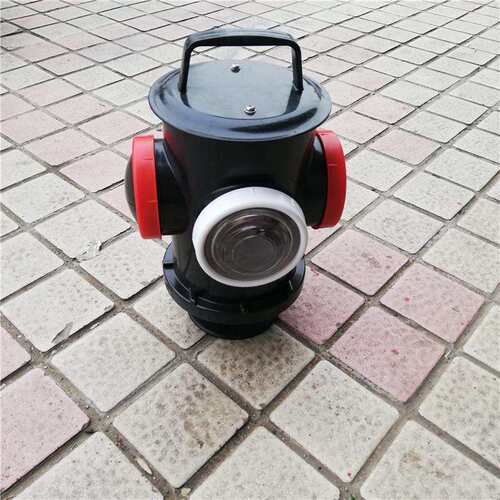充电式铁路信号灯HJCD-6转辙器标志灯道岔蓝黄脱轨器指示灯
