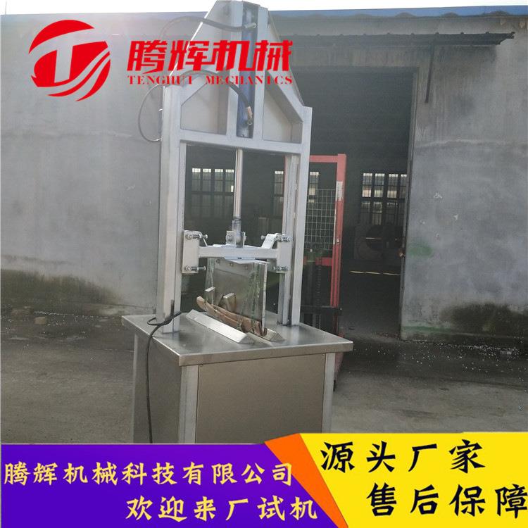 现货内蒙古牛头劈半机 不锈钢版面牛头劈半机畜类头加工分劈机