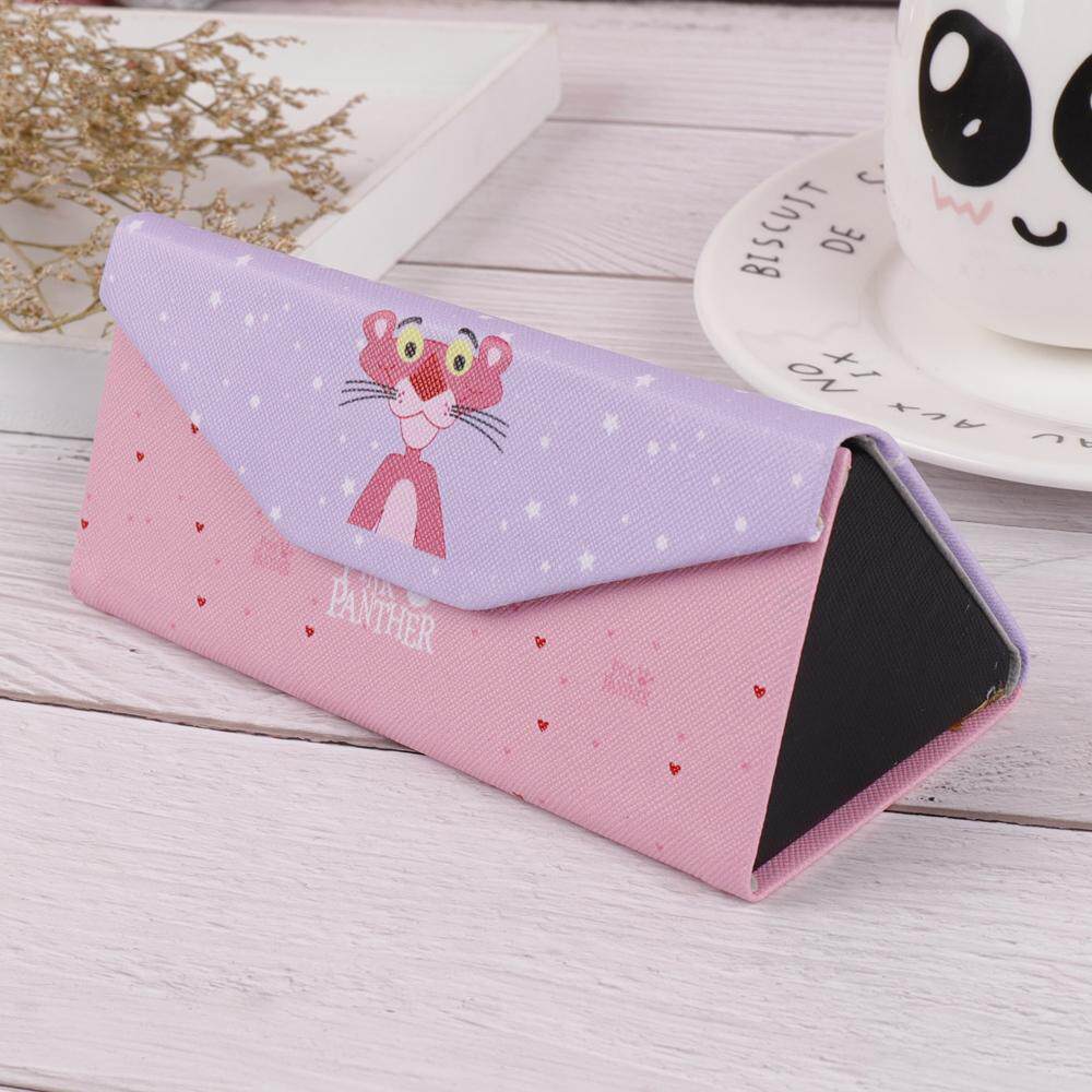 眼镜盒女韩国小清新复古优雅男款折叠便携式可爱眼睛太阳墨镜盒