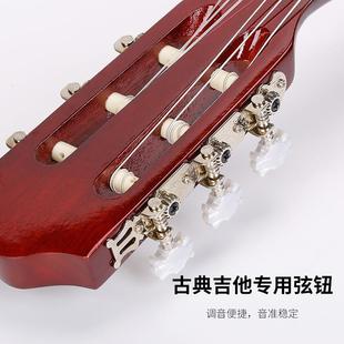 吉他成38寸亮古典guitar36寸古典木吉他全椴木光初学者人圆厂角工