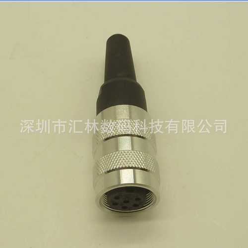 金属线线对接插头-C091对接公插头M16防水连接器6芯-连接器厂家
