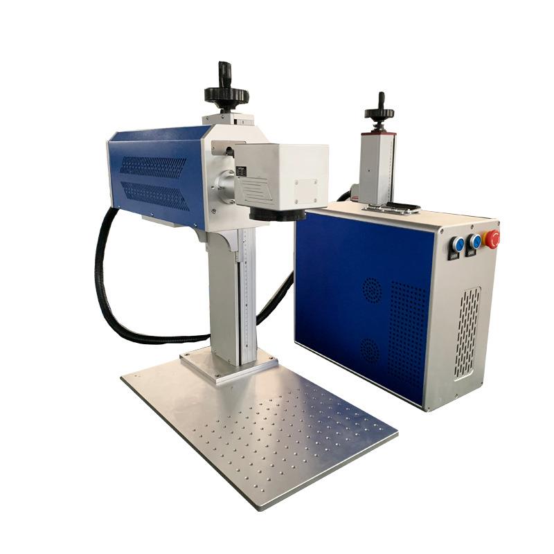 标0W5瓦二氧碳激光打标机陶BEJ瓷玻璃刻字分体0式化6wCO2激光打机