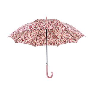 正品 雨韩国小清新文艺长柄伞女晴雨防两用情侣自神动风伞简约森系