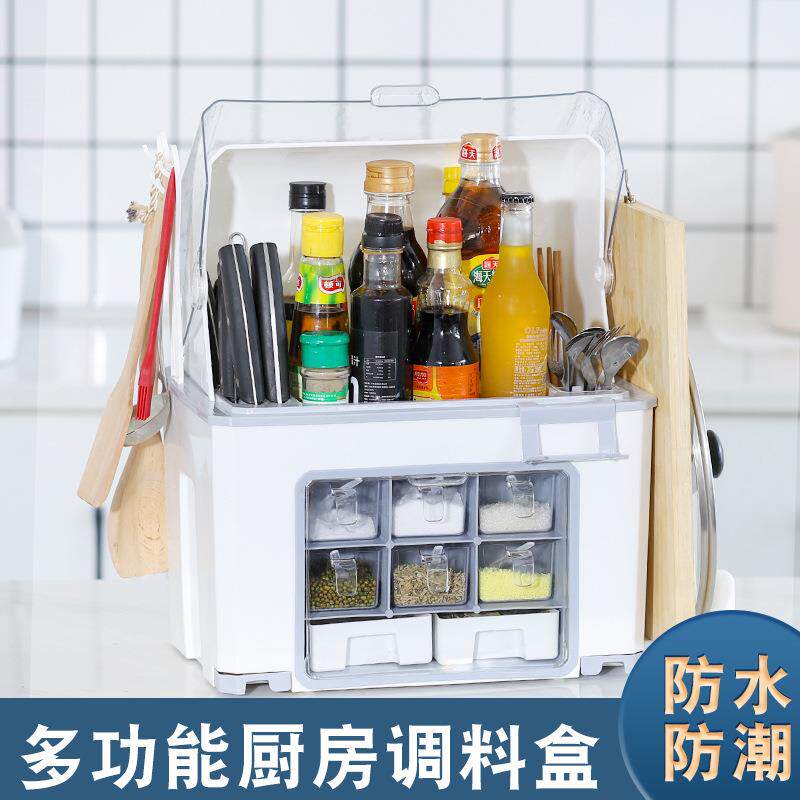 厨房碗柜收纳盒带盖餐具碗盘家用置物收纳架碗筷碗碟沥水碗架