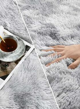 Large Shag Area Rugs Plush Fuzzy Rugs长毛地毯地垫