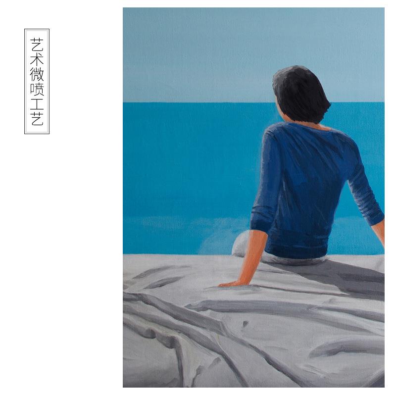 格拉布斯大师名画卧室床头小众复古艺术画沙发背景装饰画书房挂画