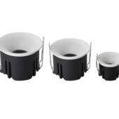 全光谱B射灯弧面筒客678灯CO嵌入式 深杯防炫厅家用山丘小可调光