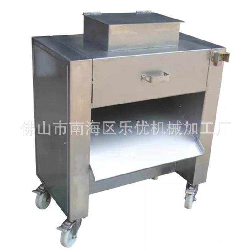 优选鲜鸡撕碎机创羽禽类分块机鲜鹅切块机带骨禽肉剁块机切丁机