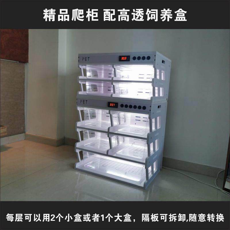 异宠加热过冬保温守宫蝎子蛇角蛙蜘蛛爬虫爬宠蛇柜饲养柜爬柜A4盒