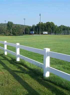 浙江跑马场护栏赛道PVC马术围栏 河道营地农场牛羊隔离栅萌宠栏杆