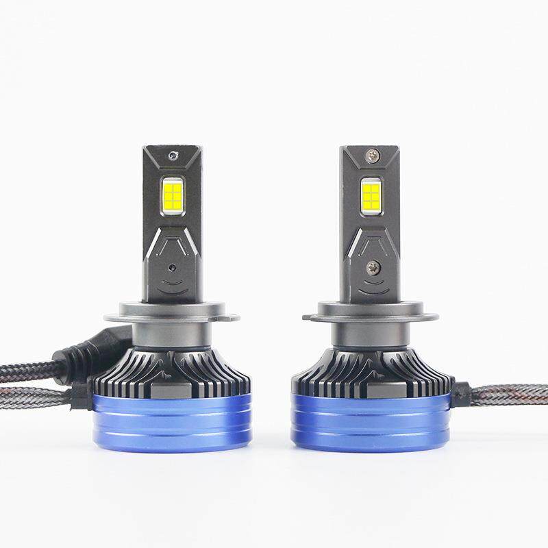 汽车LED大灯120W大功率双铜管超亮聚光改装h7h11H4 9005 9007灯泡