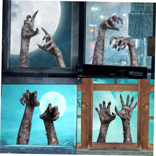Halloween decoration horror sticker PVC wall pasted 万圣节