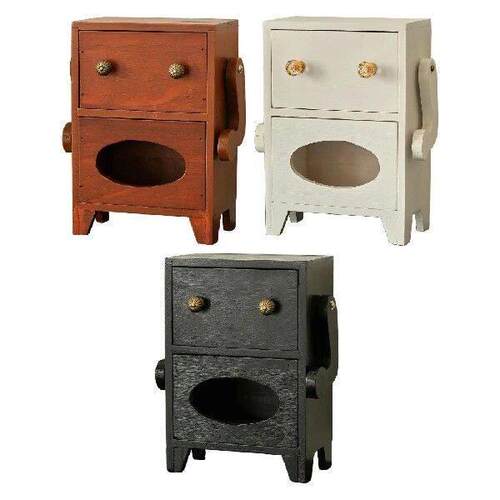 Mini Storage Cabinet with Drawer Tissue Dispenser Household