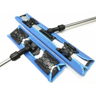 谋福CNMF车间无尘拖把无尘室用拖布净化铝平板夹固式 拖把便携式