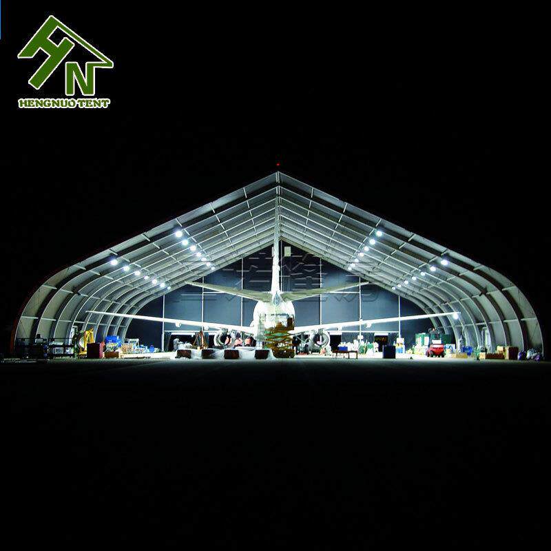 TFS弧型帐篷适用于机场仓储篷房户外派对桃形帐蓬广州实体工厂
