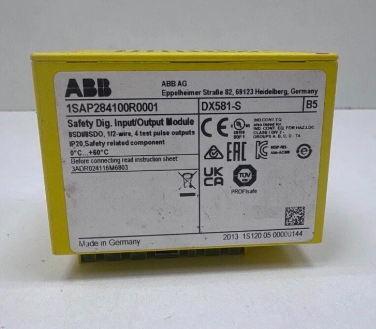 ABB DX581-S 1SAP284100R0001 安全
