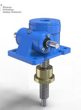 Swl2.5-1A-Ii-500吨蜗杆，齿轮螺杆，提升速比：6/12/24