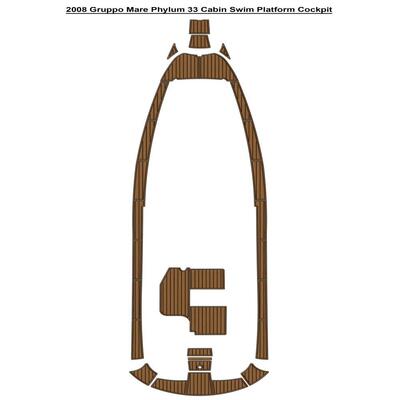 2008 Gruppo Mare Phylum 33游艇船舶EVA柚木地板 亚马逊eBay热销