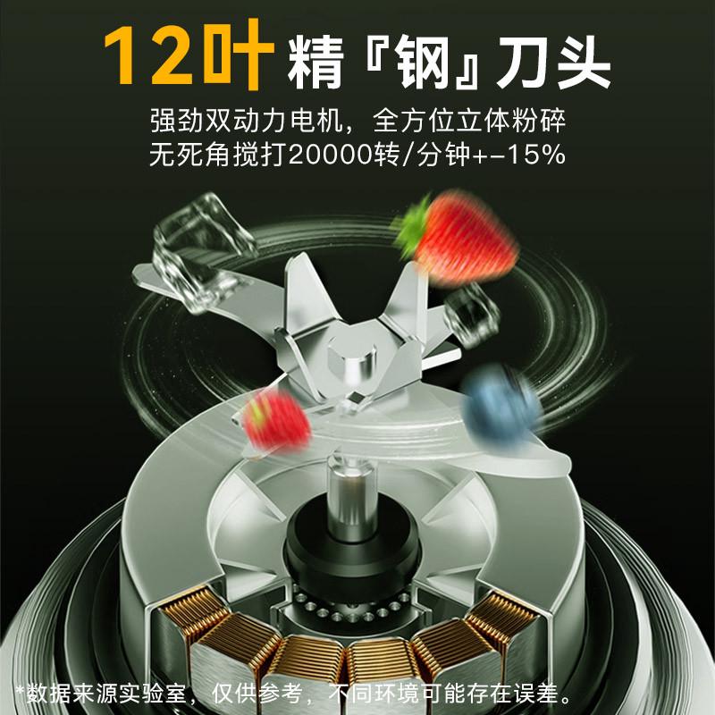 榨汁机家用小型榨汁杯无线电动便携式500ml水果炸汁机2024新款322