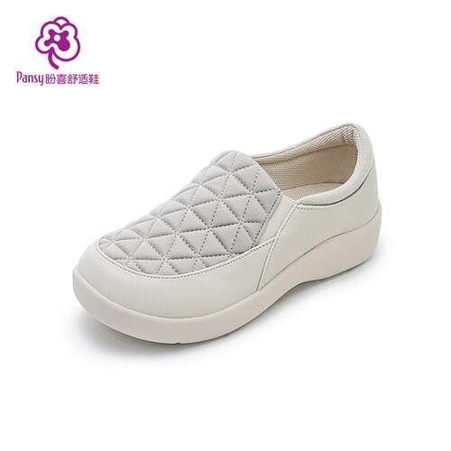 新款P防ansy盼喜日女鞋休闲百搭底滑鞋轻便舒适本鞋女鞋厚秋冬款