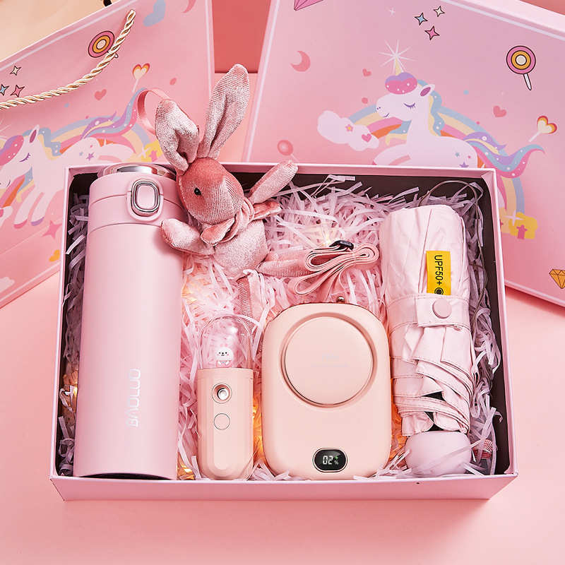 生日礼物女生送女朋友闺蜜高级感实用创意伴手礼儿童夏季风扇礼盒