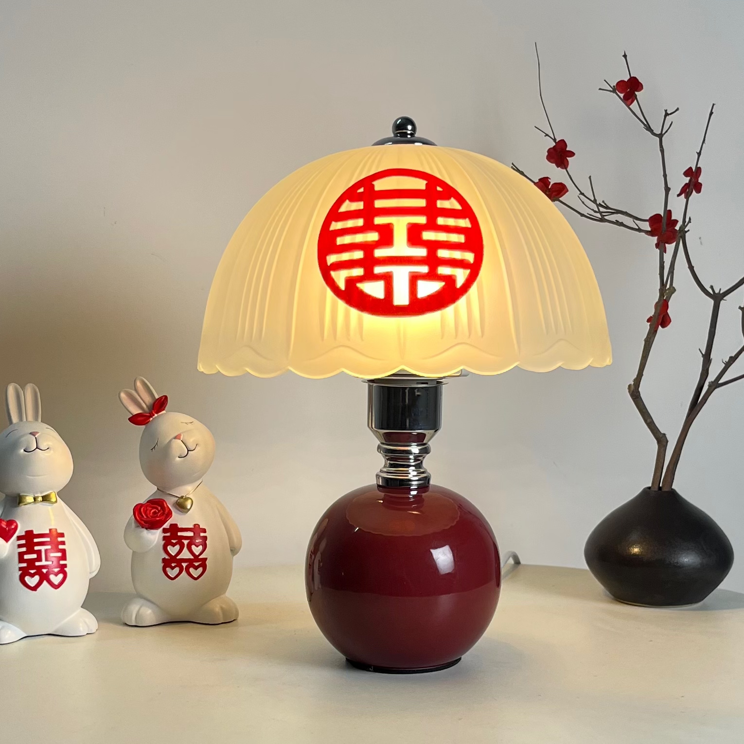 长明灯床头灯陪嫁新婚装饰台灯