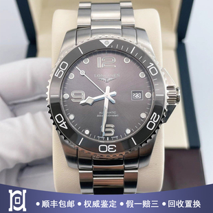 浪琴康卡斯系列41mm陶瓷圈精钢98新自动机械男手表L3.781.4.76.6