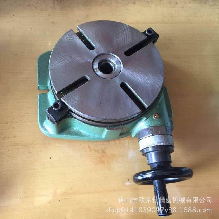 厂家直销铣床回转台旋转分度盘TS250A系列卧式固定刻度台面