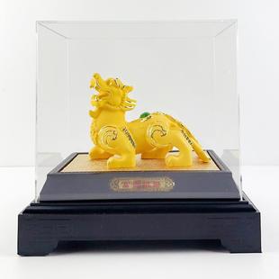 客厅电视柜摆件轻奢高档2025新款经典绒沙金富贵貔貅创意中式报销