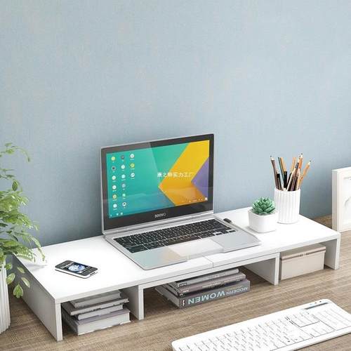 台电脑显示器可伸缩双屏架简易公桌办上笔记本收纳整式理WSDLZAML