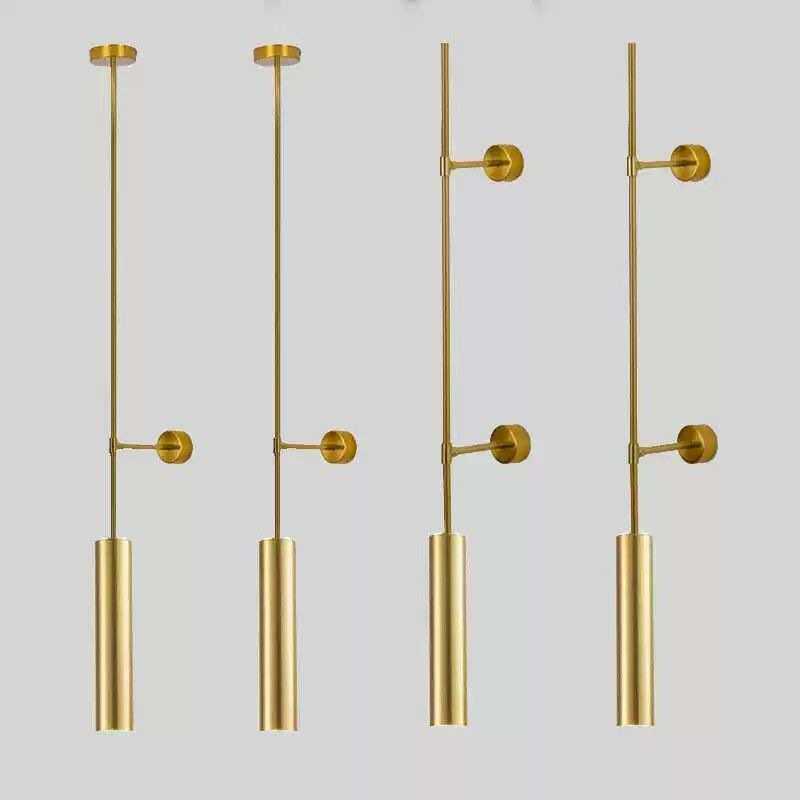 北欧设计师客厅走廊过道个性壁灯样板房民宿酒店床头长杆吊壁灯