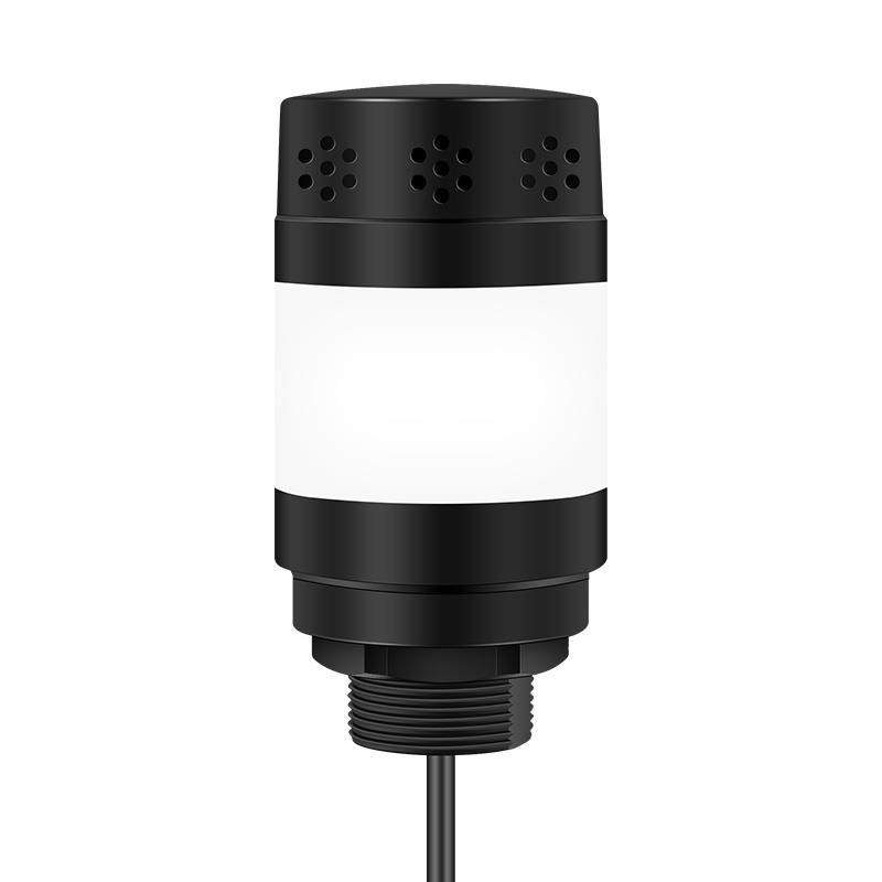 1W三色声光报警器RS485控制12v机床设备工作三色信号警示灯YX528R