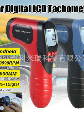 转速电机数字 rpm仪接触式tachometer计/转速laser转速表激光非/