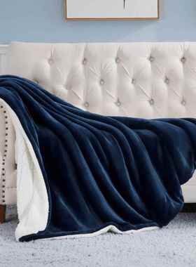 Sherpa Fleece Throw Blanket Double-Sided Soft Plush Blanket
