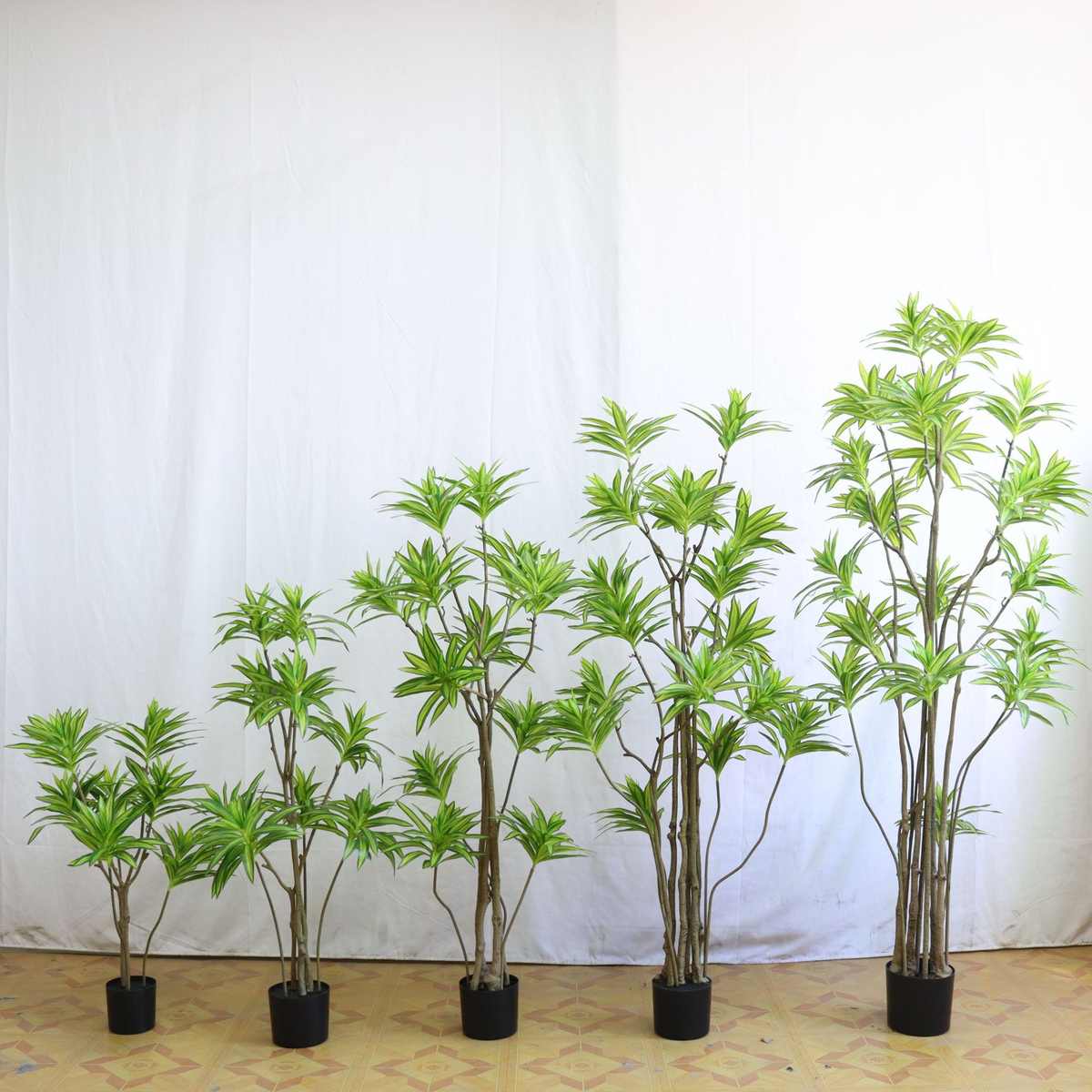 仿真绿植百合竹盆栽室内假绿植大型盆景落地假树装饰仿真百合竹