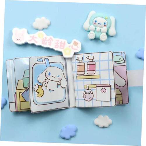 Sanrio Pachacco Cinnamoroll Homemade Diy Quiet Toy Book Kne