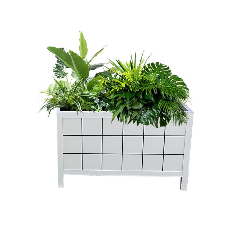 瓷砖种植箱配件天台阳台庭院种树箱种菜箱铝合金框架户外花坛花箱
